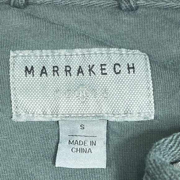 Anthropologie Marrakech Quilted Jacket Women Small Green Pheobe Asymmetrical - Picture 4 of 10